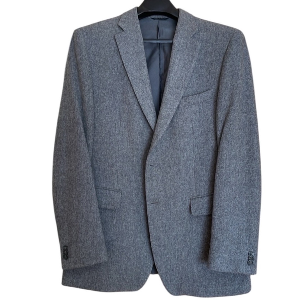Banana Republic Mens Gray Blazer Sports Coat Suit Jacket - Picture 2 of 8